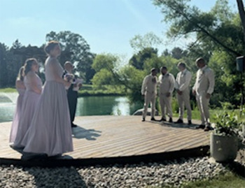 Outdoor wedding