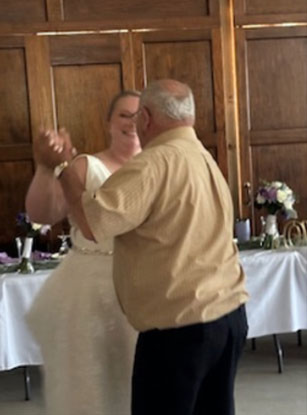 Grandpa and Alex dancing