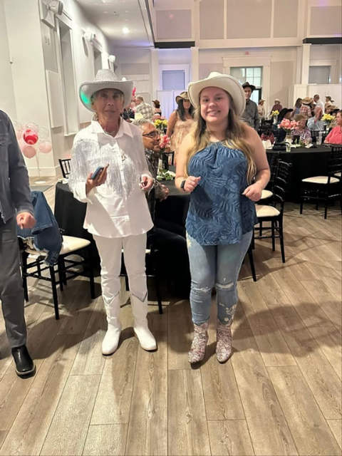 Aunt Bobbe and Caitlin