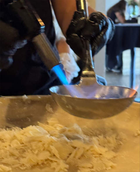 More fire for the cheese