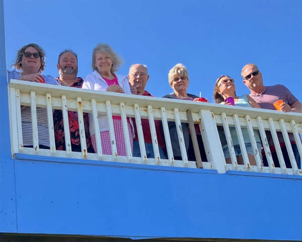 The Gang on the Balcony