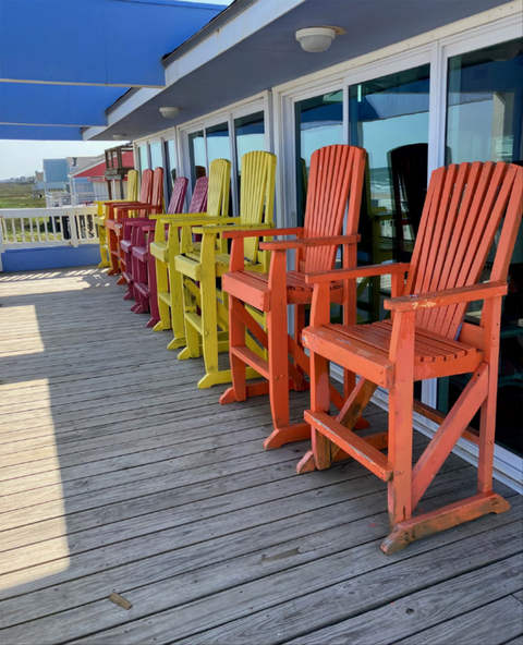 The Chairs overlooking the Beach